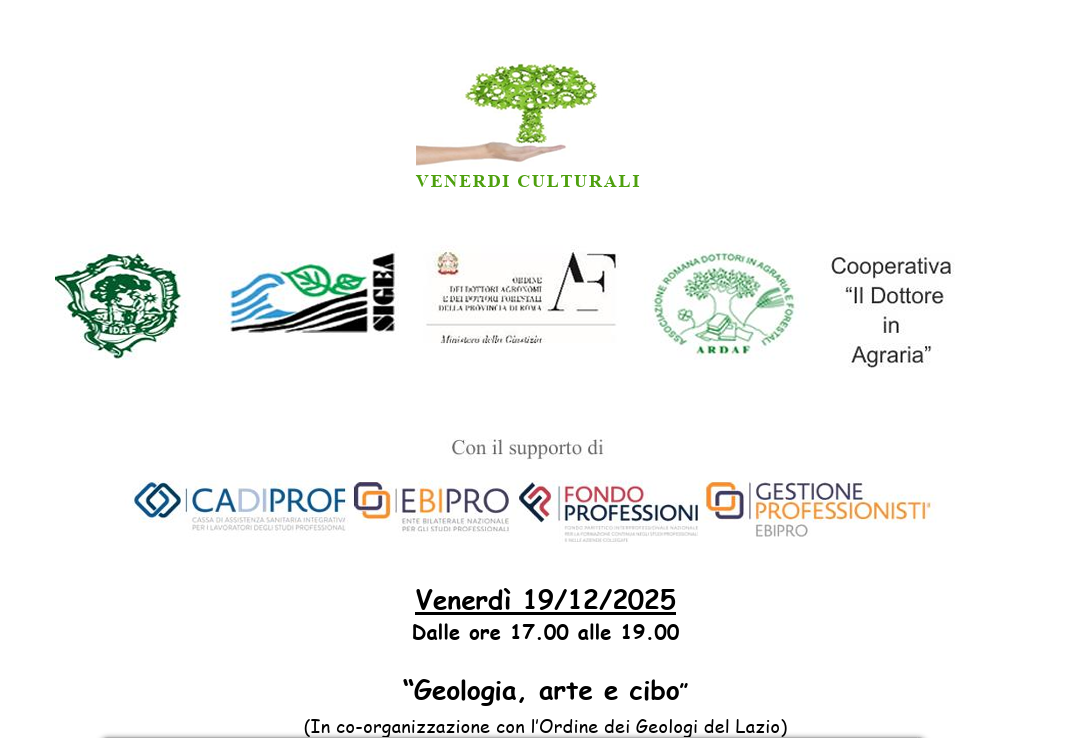 Geologia, arte e cibo